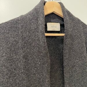 Long Wool Cardigan Jacket